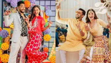 Gauahar Khan Dances With 'Pati', Zaid Darbar On 'Ek Main Aur Ek Tu', Dressed As An Old-School Couple