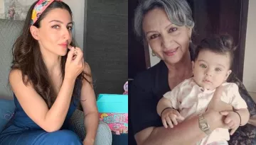 Inaaya Naumi Kemmu Cannot Take Off Her Eyes From Her 'Naani', Sharmila Tagore's Portrait