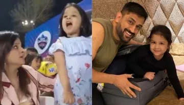 When Ziva Dhoni Shouted 'Papa, Papa' From The Stands To Cheer For MS Dhoni During An IPL Match