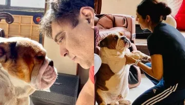 Ram Kapoor Is Again Jealous Of His Furbaby As He Sleeps With His Wifey, Gautami Kapoor