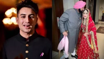 Ibrahim Ali Khan Stole The Show In A Sherwani At CM Of Punjab, Amrinder Singh's Grandchild's Wedding