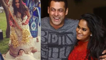 Arpita Khan Posing With Shirtless Salman Khan Just Before Her Chooda Ceremony Is A Priceless Memory
