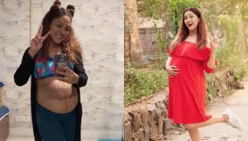 Pregnant Neeti Mohan Flaunts Her 5 Months Baby Bump As She Twirls And Poses In A Green Flowy Dress