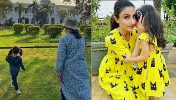 Soha Ali Khan Gives Inaaya Naumi Kemmu A Tour Of The Fields Of Her Ancestral Pataudi Palace
