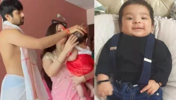 Puja Banerjee And Kunal Verma's Son, Krishiv's 'Annaprashan' Ceremony As Per Bengali Rituals [VIDEO]