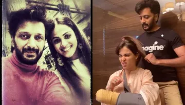 Genelia Deshmukh's Hubby, Riteish Deshmukh Ties Her Hair After She Breaks Her Hand While Skating