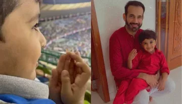 Irfan Pathan's Son, Imran Joins Hands And Prays To Allah To Make His Dad Win The Last Night's Match
