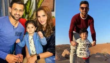 Sania Mirza's Son, Izhaan Mirza Malik Enjoys His Pool Time With Daddy, Shoaib Malik