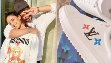 Aly Goni Sends Super Expensive Louis Vuitton Sneakers As Morning Surprise For GF, Jasmin Bhasin