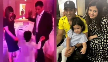 MS Dhoni, His Wife, Sakshi And Their Daughter, Ziva Dance On A Punjabi Song, Holding Hands [Video]