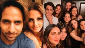 Sussanne Khan Parties With Rumoured Beau, Arslan Goni And His Brother, Aly Goni And Jasmin Bhasin