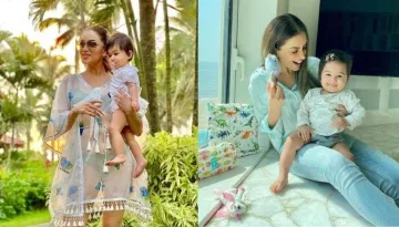 Smriti Khanna Twins In A Blue Tulle Frock With Her 'Japanese Doll', Anayka Gupta, Shares Pictures