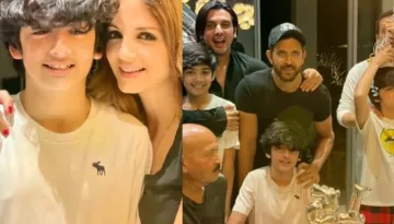 Sussanne Khan And Hrithik Roshan's Son, Hrehaan Roshan Cuts A Special 15th Birthday Cake