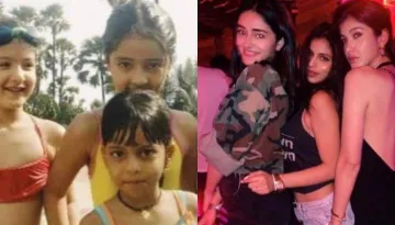 Ananya Panday Shares Childhood Picture With Besties, Suhana Khan And Shanaya Kapoor Playing Holi