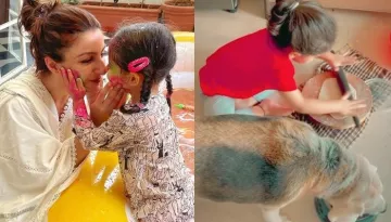 Soha Ali Khan's Daughter, Inaaya Naumi Kemmu Shares Her Sandwich With Her Pooch, Looks Super Cute