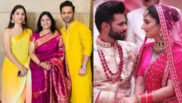 Rahul Vaidya's Mom Gifts His GF, Disha Parmar A Saree And Nath For Their First Gudi Padwa Together