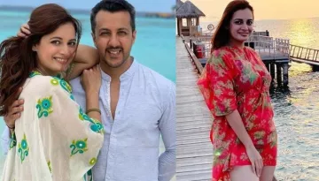 Pregnant Dia Mirza's Unseen Pictures From The Maldives, Flaunting Her Baby Bump And Pregnancy Glow