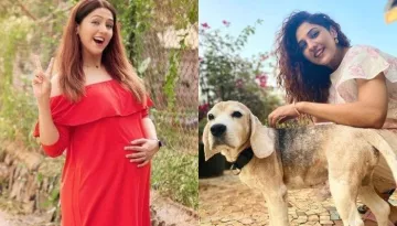 6 Months Pregnant, Neeti Mohan Plays With Her Pooch, Frodo, Looks Radiant In A Mustard Dress [Video]