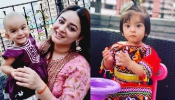 Mahhi Vij's Daughter, Tara Gives 'Aashiwad' To Her Family On 'Ashtami Kanya Pujan' In A Punjabi Suit