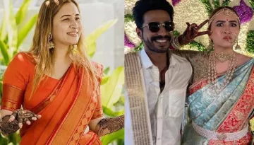 Jwala Gutta Finally Ties The Knot With Longtime Beau, Vishnu Vishal, Dons A Unique Coloured Saree
