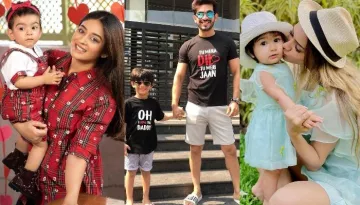 From Mahhi Vij To Smriti Khanna, 6 Television Celebrity Parents Who Love Twinning With Their Kids