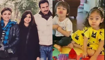 Saif Ali Khan And Soha Ali Khan's Sister, Saba Shares Throwback Pictures With Taimur And Inaaya