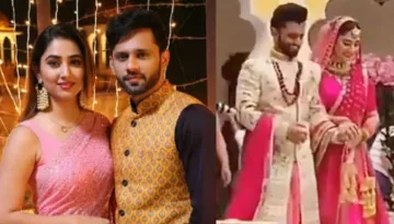 Rahul Vaidya And His GF, Disha Parmar Dress-Up As 'Groom And Bride' For Music Video [See Pictures]
