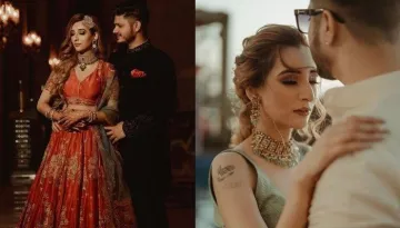 Sabyasachi Bride, Mehek Dhawan Shines In Red, Gets Hitched To Long Time Beau, Rumit Khullar