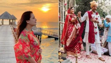 Dia Mirza Makes First Public Appearance After Announcing Her Pregnancy, Glows In White