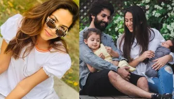 Mira Rajput Kapoor's Kids, Misha And Zain Bake A Heart-Shaped Chocolate Cake For Her On Mother's Day