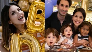 Sunny Leone Receives Priceless Gifts From Kids, Nisha, Asher And Noah On Her 40th Birthday [VIDEO]