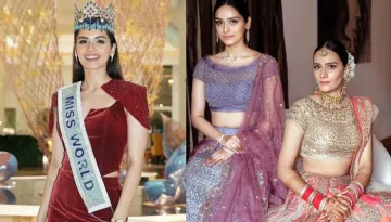 When Manushi Chhillar, Miss World'17 Left Everyone Spellbound With Her Look At Her Sister's Wedding