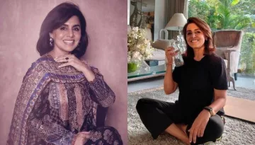 Neetu Kapoor's Living Room Has Some Artistic Furniture With Ample Of Sitting Space And Coffee Tables