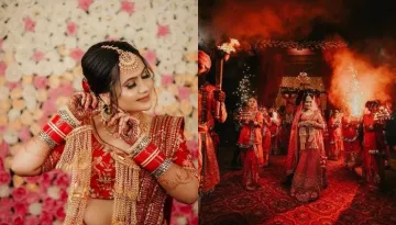 A Bridal Entry Inspired From The Movie 'Padmavat', Gave The Bride A Royal Look [VIDEO]
