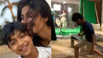 Viaan Raj Kundra Imitating Mom Shilpa Shetty's Dance In A BTS Video Proves He's A Star In The Making