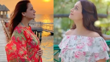 Pregnant Dia Mirza Enjoys 'Aam Party' Straight From The Mango Tree Outside Her Home