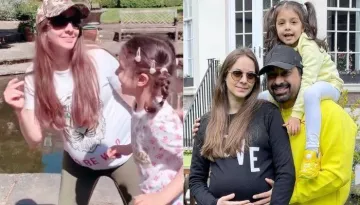 'Roadies' Rannvijay Singha's Pregnant Wife Dances With Him And Their Daughter As They Twin In White