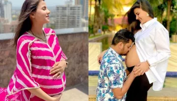 Mom-To-Be, Vrinda Dawda Gets A Surprise Baby Shower Bash From Hubby, Looks Pretty In A Pastel Dress