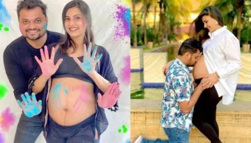 Mom-To-Be, Vrinda Dawda Caresses Her Baby Bump In A Rainbow Top As She Expects Her First Child Soon