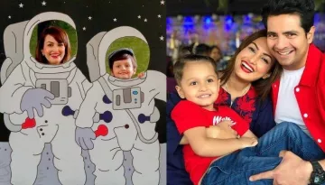 Nisha Rawal Shares Pictures From Kavish's Space-Themed Birthday Amidst Divorce Case With Karan Mehra