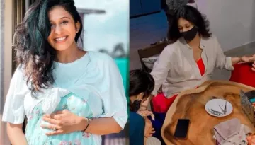 Mom-To-Be Kishwer Merchantt's Cute Personalised Mehendi Design For Baby Shower Proves 'Less Is More'