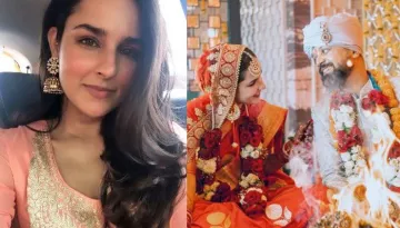 Angira Dhar Gets Married To Director, Anand Tiwari In A 'Hush-Hush' Ceremony, Shares The First Pic