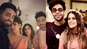 Ayushmann Khurrana And Tahira Turn Paparazzi For Pregnant Aakriti And Aparshakti At The Baby Shower