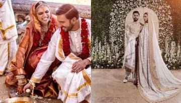 Inside Pictures From Deepveer's South Indian Style Wedding Go Viral As The Couple Raise A Toast