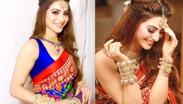 Urvashi Rautela Flaunts Gujarati Saree Look Worth 58 Lakhs At Manoj Kumar's Granddaughter's Wedding