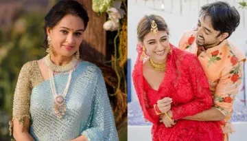 Padmini Kolhapure Wishes 'Bahu', Shaza Morani On Her Birthday, Her Lilac 'Lehenga' Stole The Show
