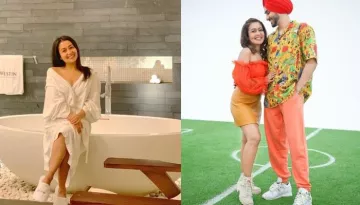 Rohanpreet Singh's Cheeky Reaction To Wife, Neha Kakkar's Bathrobe Pictures Is All Things Mushy