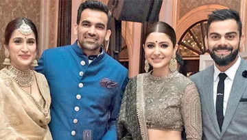 When Virat Kohli Danced Holding Anushka Sharma's 'Dupatta' At Zaheer-Sagarika's Wedding Reception