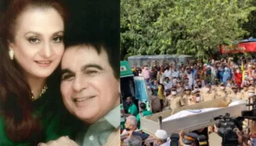 Dilip Kumar Draped In Indian Tricolour For State Funeral, Saira Banu Accompanies Him On Last Journey