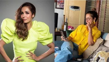 Malaika Arora's Living Room Is All About Artistic Furniture, Contrasting Couches And Dive In Nature